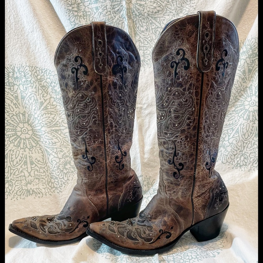 Tall Sterling River Cowboy Boots